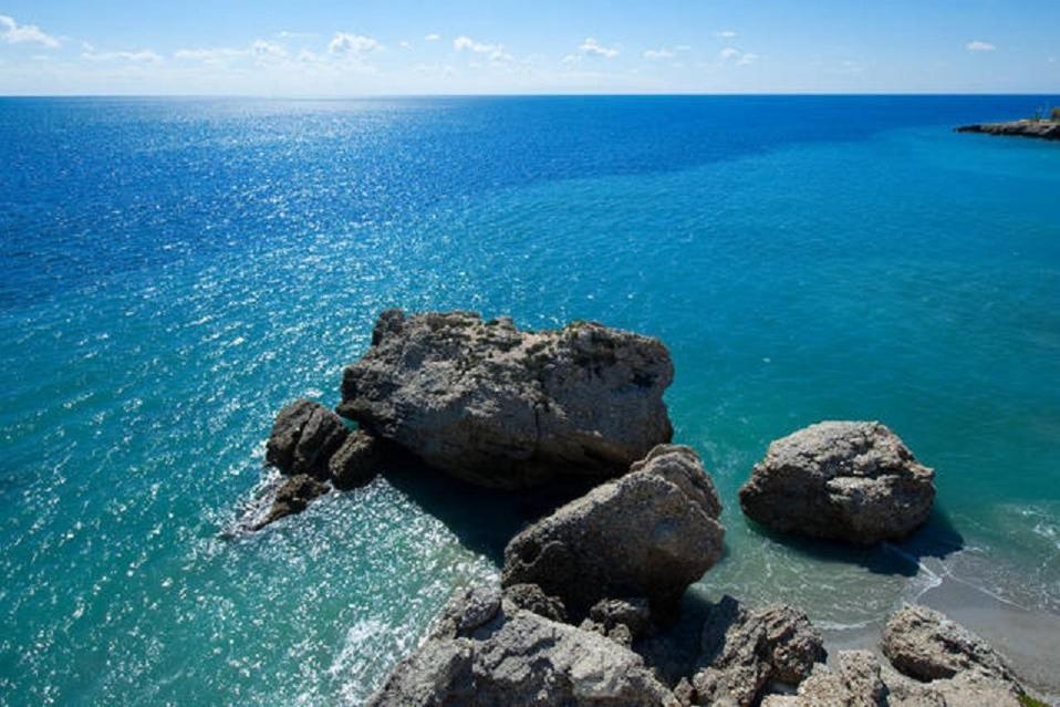 Precioso Apartamento 1 Dormitorio Con Vistas Mar Frontal Torrox Zewnętrze zdjęcie